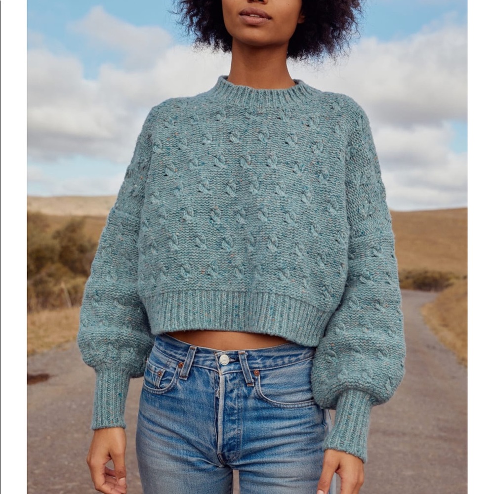 BNWT Christy Dawn Frannie crop sweater